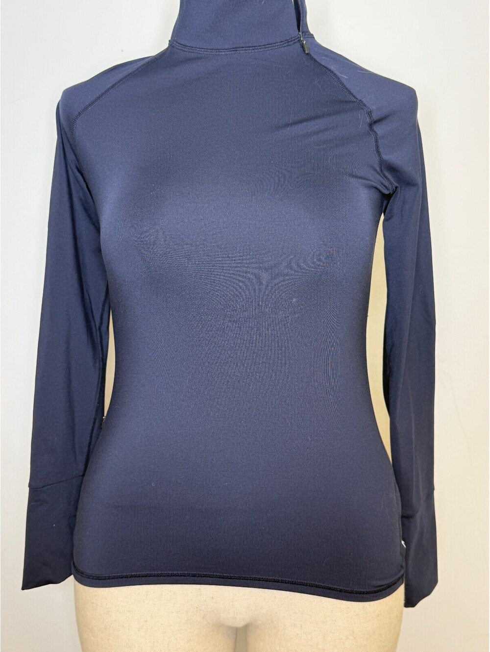 GAPFit Winterbrush Mockneck Long Sleeve Base Layer Top Navy - M